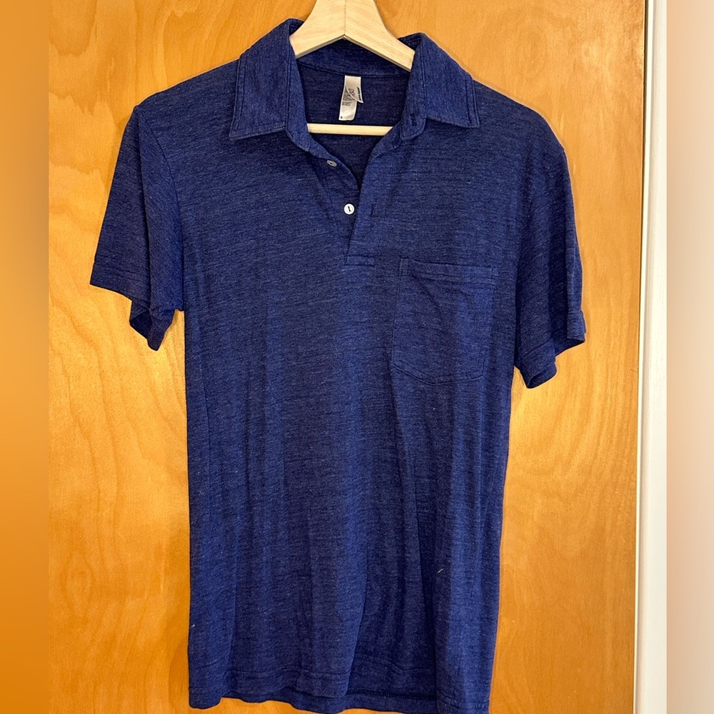 Vintage American Apparel (now Los Angeles apparel) men’s sporty polo